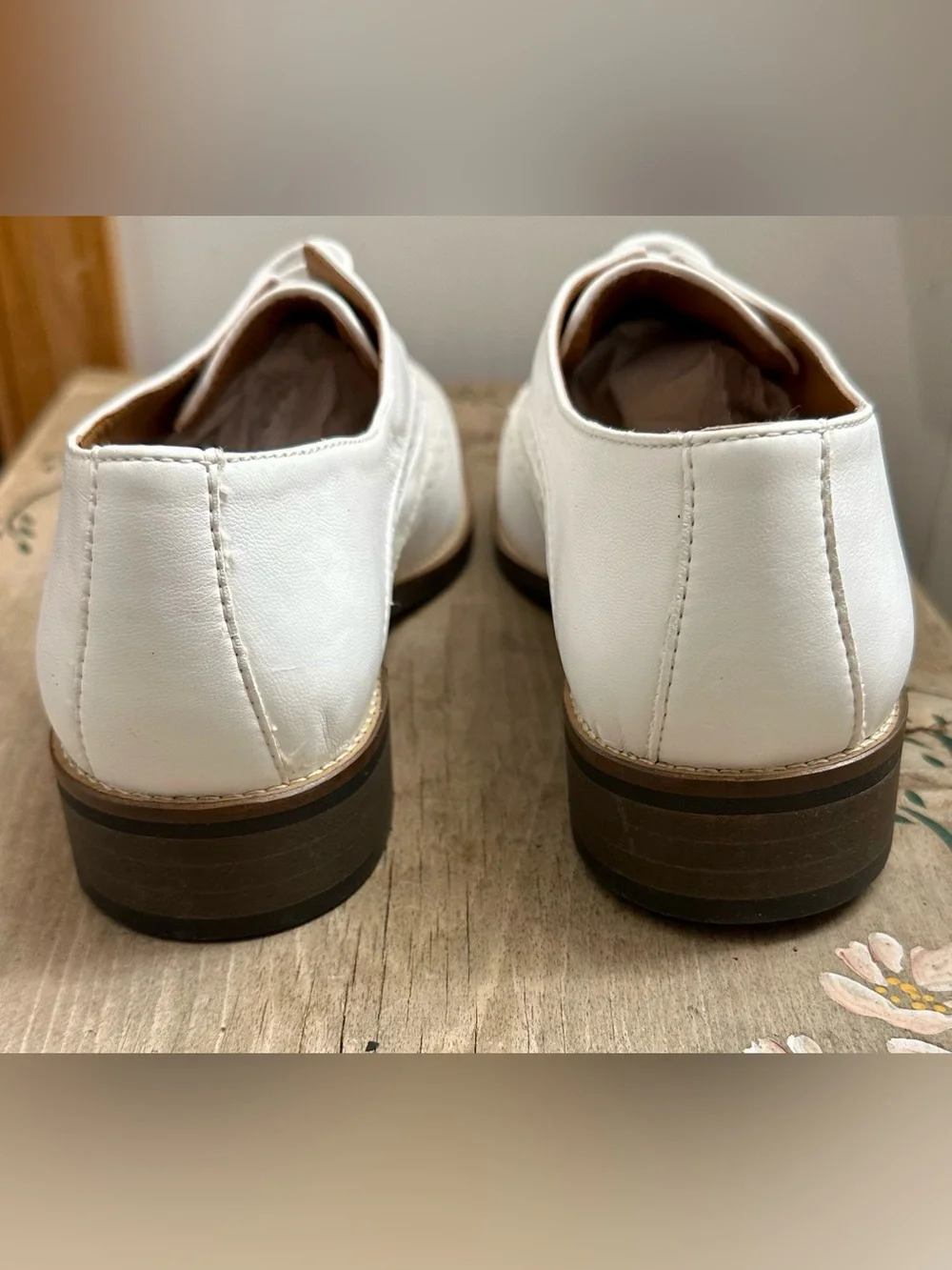White Men's Wingtip Derby Oxfords